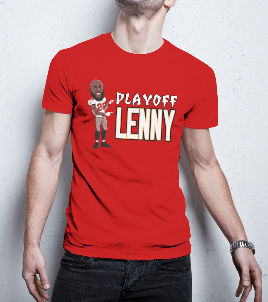 Playoff Lenny NFL Football Cartoon Player 27 T-Shirt