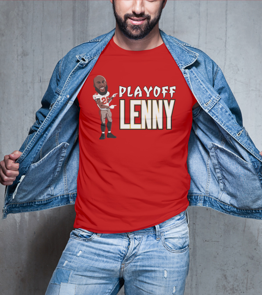 Playoff Lenny NFL Football Cartoon Player 27 T-Shirt
