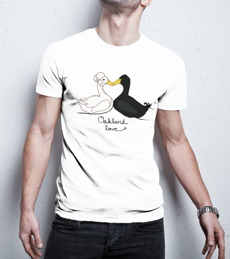 Oakland Love Cutest Duck Couple T-Shirt