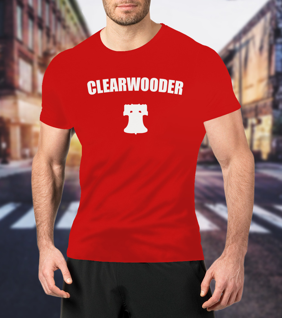 Clearwooder Liberty Bell Icon Red T-Shirt