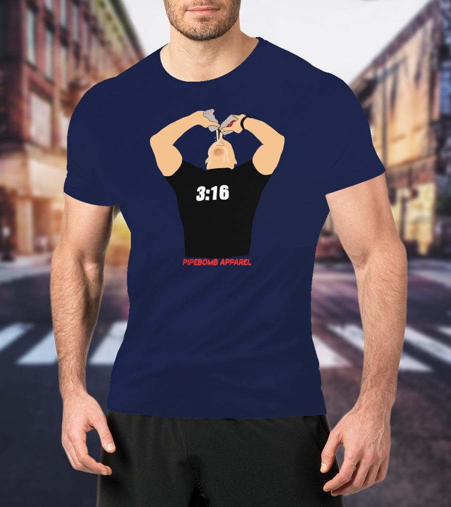 3:16 Stone Cold Chug Pipebomb T-Shirt