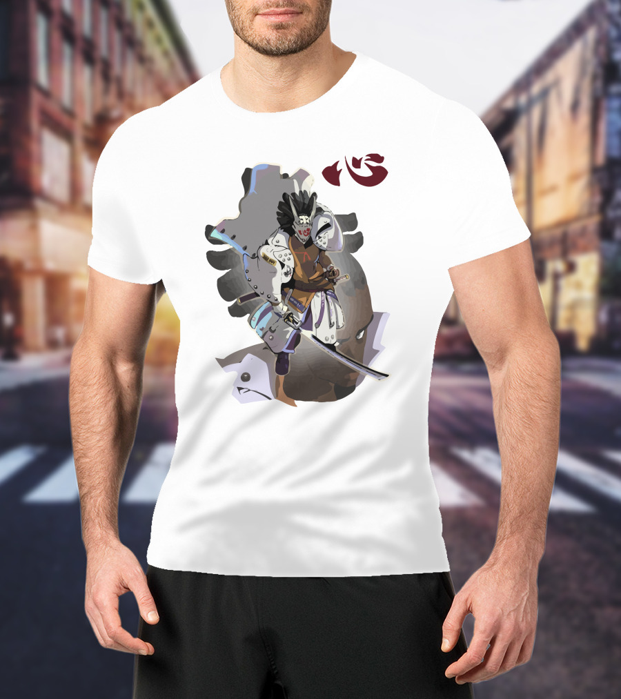 Nagoriyuki Samurai Warrior Guilty Gear Character T-Shirt