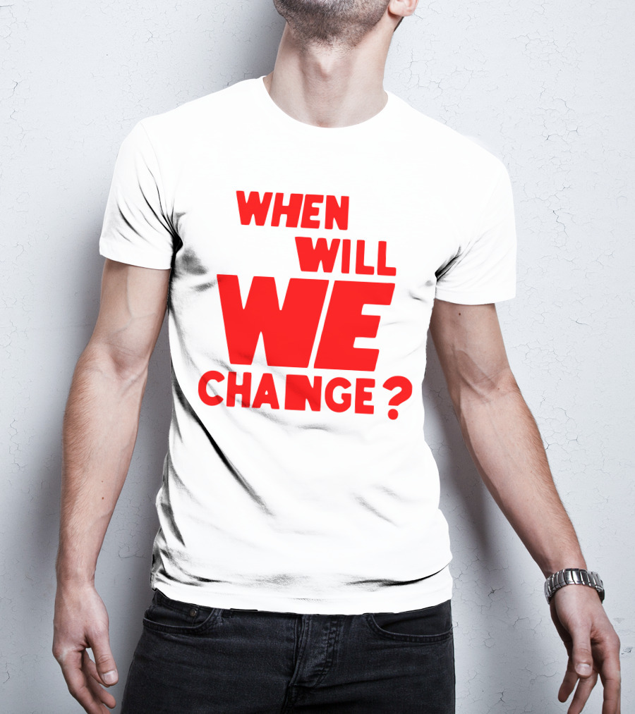 Lewis Hamilton When Will We Change? T-Shirt