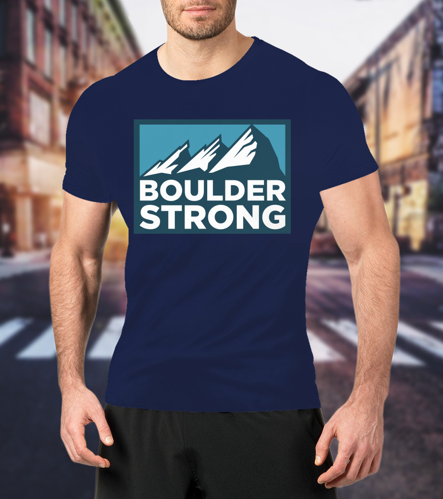 Boulder Strong Mountain Peaks T-Shirt