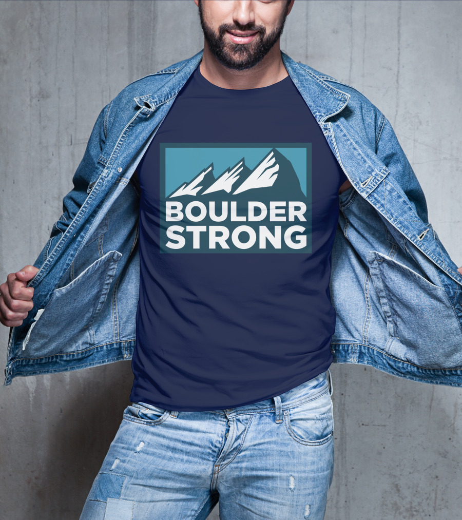 Boulder Strong Mountain Peaks T-Shirt