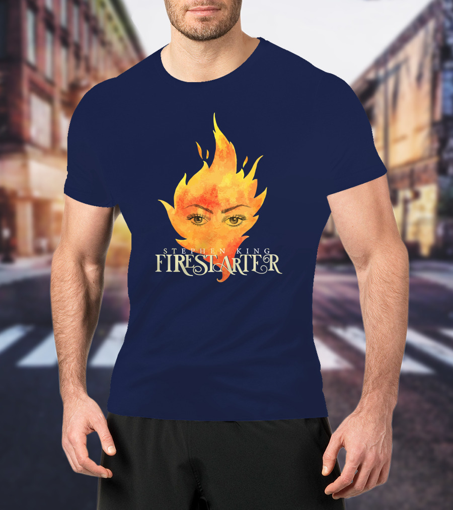 Stephen King Firestarter Fiery Eyes T-Shirt