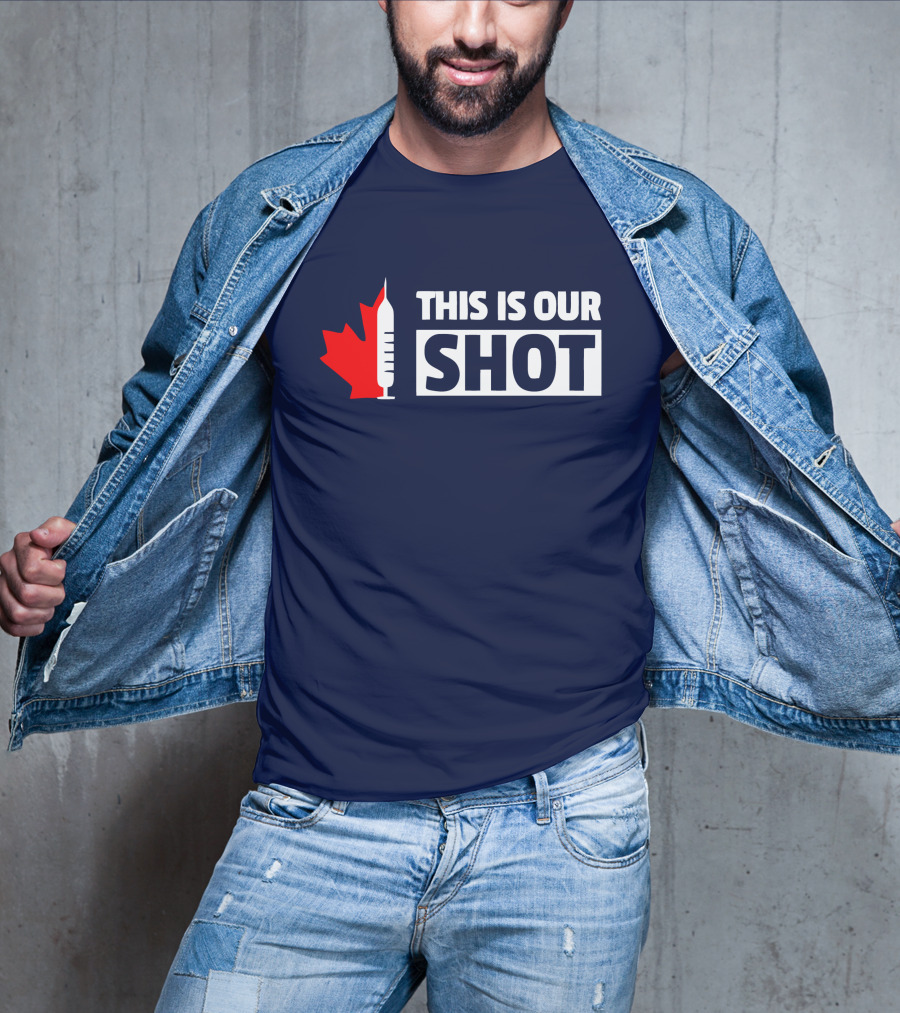 THIS IS OUR SHOT Canada Maple Syringe Ryan Reynolds T-Shirt