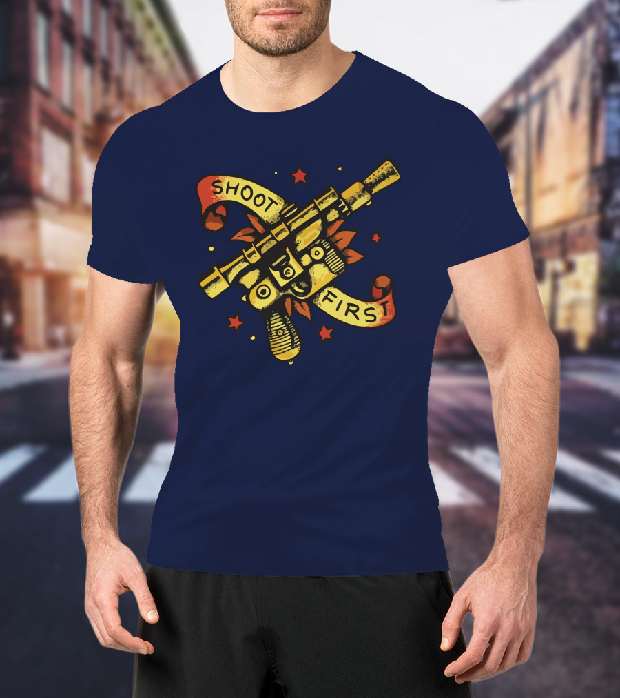 Shoot First Blaster T-Shirt