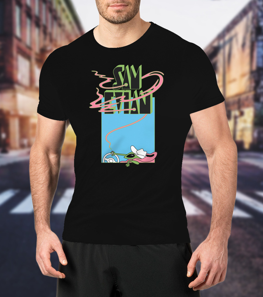 Sam Evian Alien Driver UFO T-Shirt