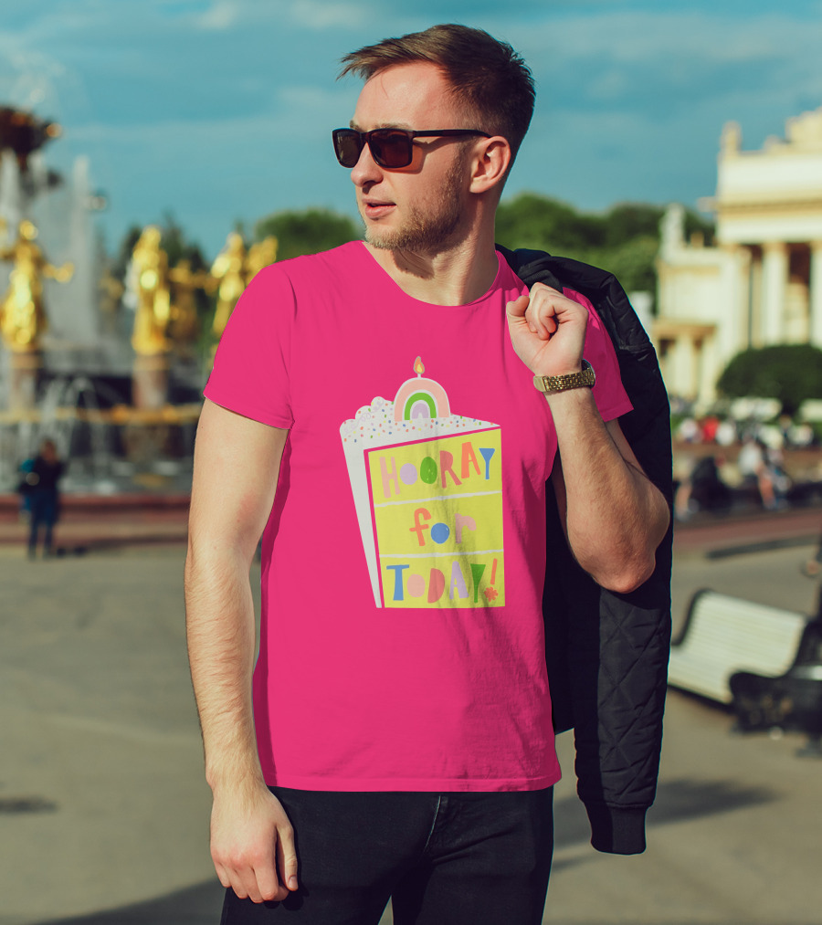 Hooray For Today Rainbow Cake T-Shirt