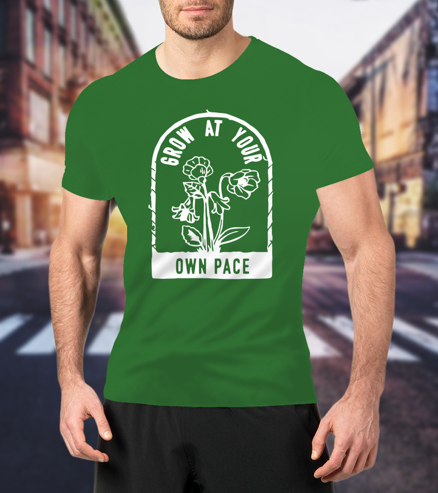 Grow At Your Own Pace Botanical Archway T-Shirt