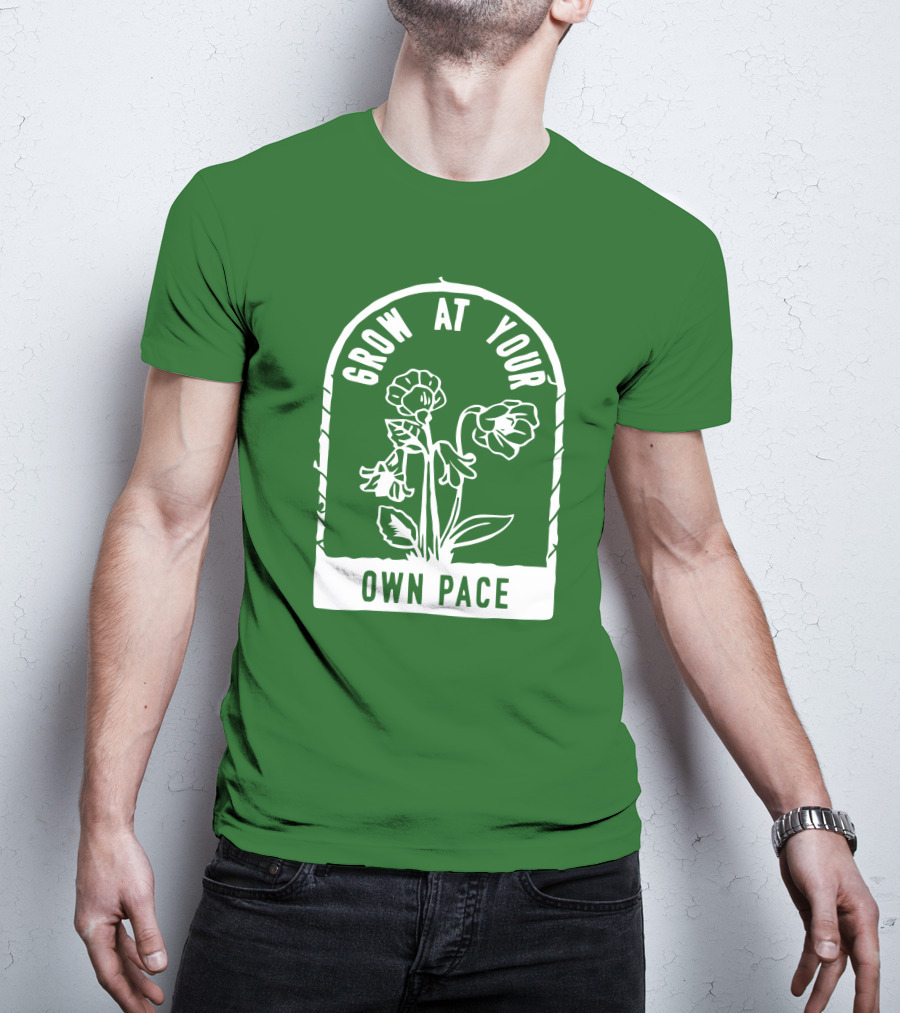 Grow At Your Own Pace Botanical Archway T-Shirt