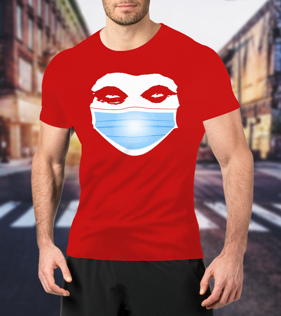 Greg Gutfeld Red Face Mask T-Shirt