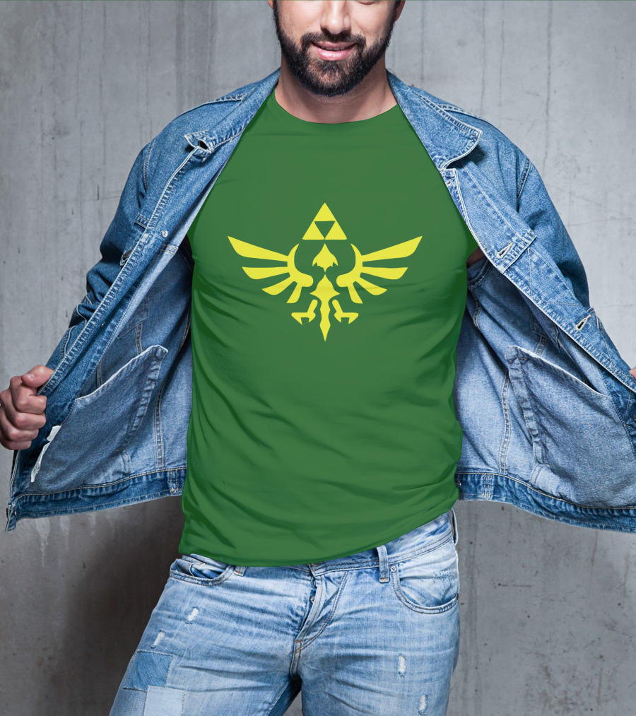 The Legend Of Zelda Hylian Crest Isohel Green T-Shirt