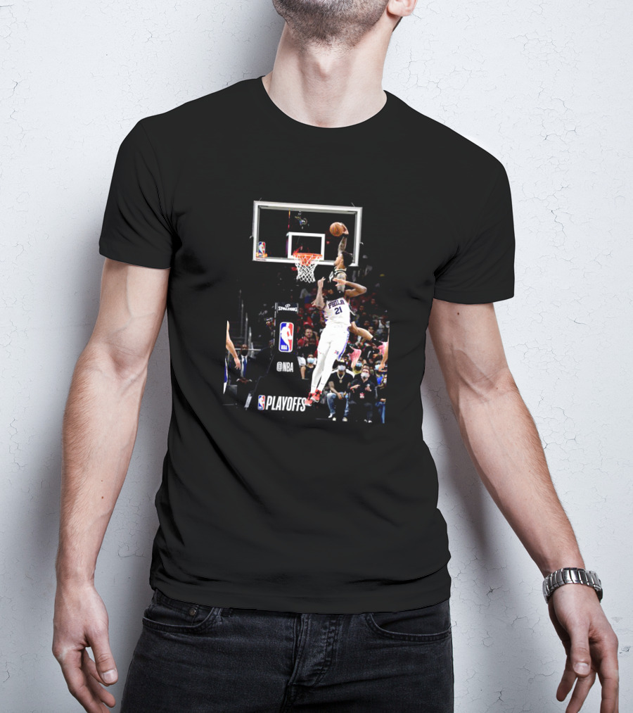 NBA Playoffs John Collins Dunk Against Philadelphia T-Shirt