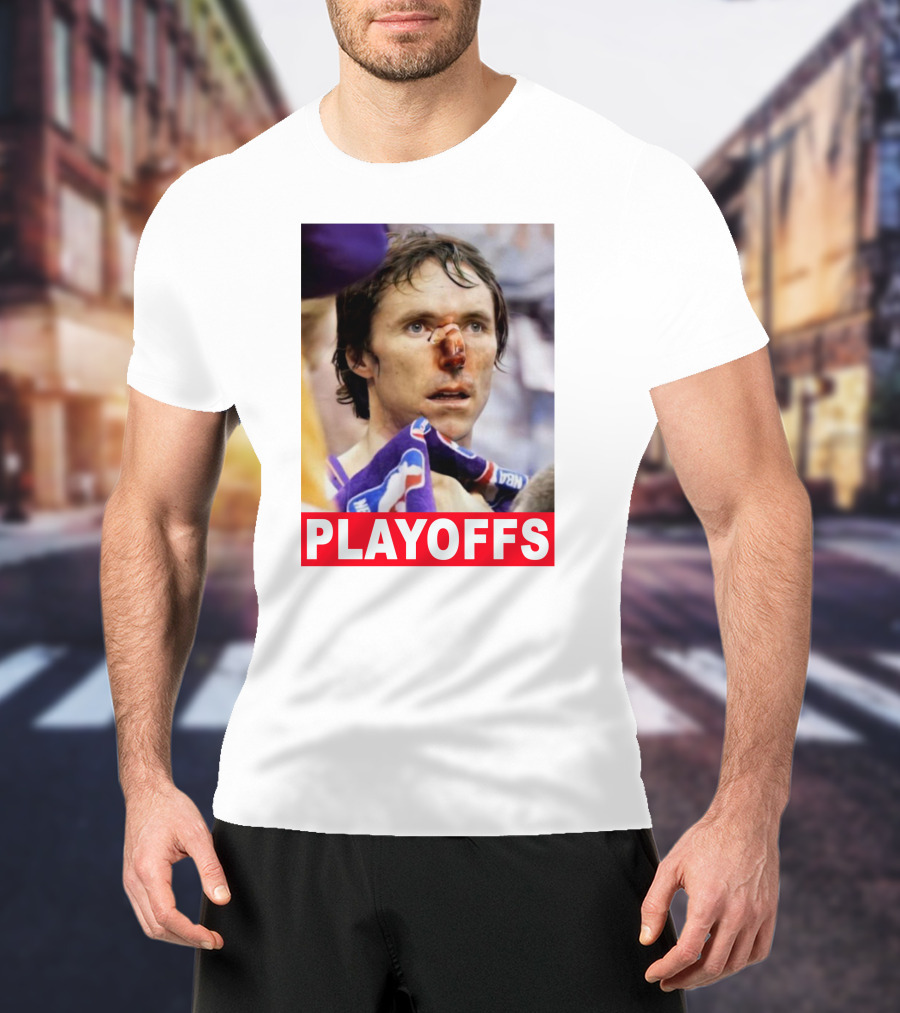 Steve Nash Playoffs Broken Nose T-Shirt