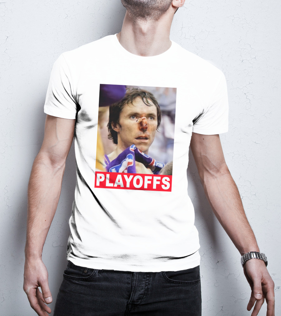 Steve Nash Playoffs Broken Nose T-Shirt