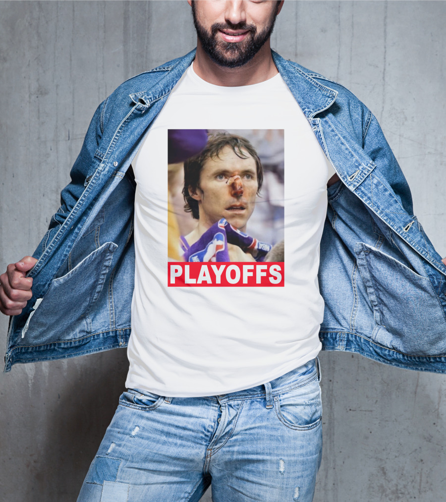 Steve Nash Playoffs Broken Nose T-Shirt