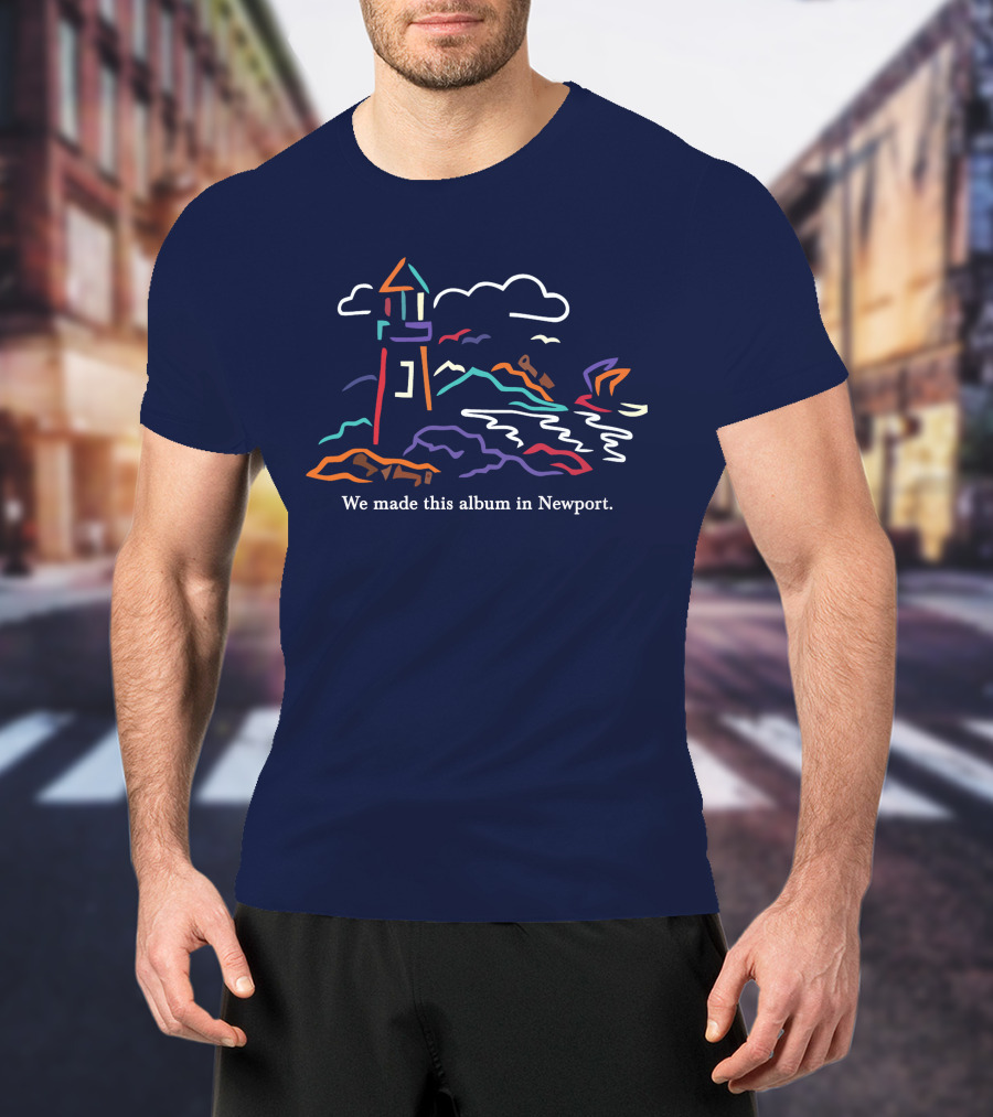 We Made This Album In Newport Quinn XCII Cosii Merch Lighthouse T-Shirt