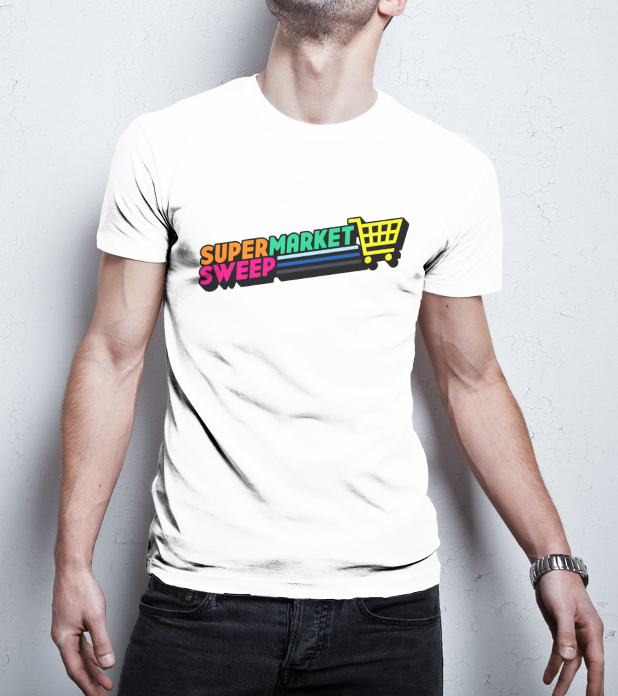 Supermarket Sweep Retro Shopping Cart T-Shirt