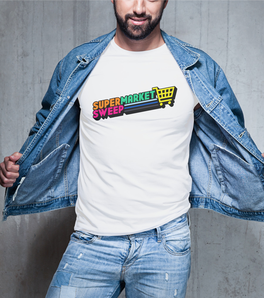 Supermarket Sweep Retro Shopping Cart T-Shirt