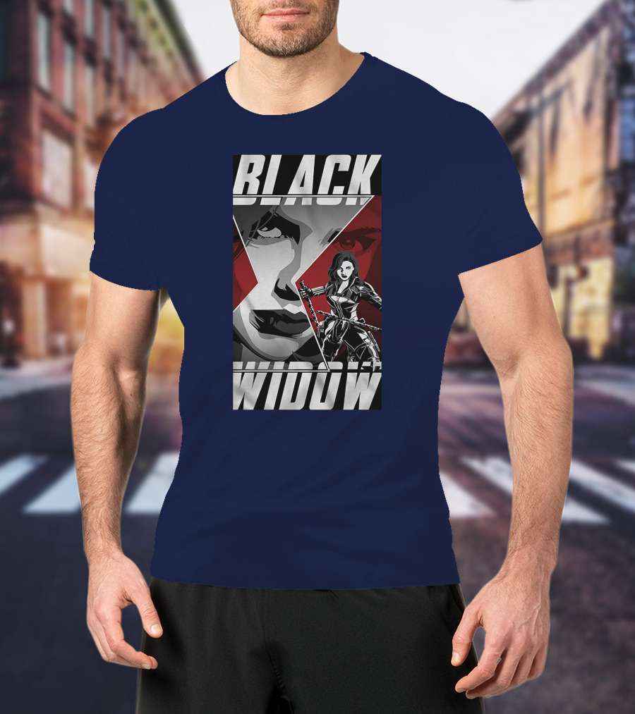Black Widow Marvel Cinematic Heroine Dynamic T-Shirt