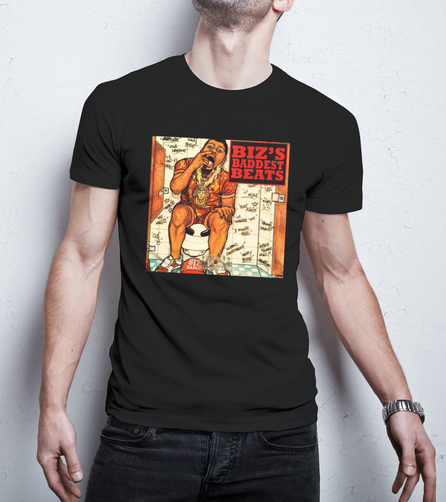 Biz's Baddest Beats Biz Markie Bathroom Graffiti T-Shirt