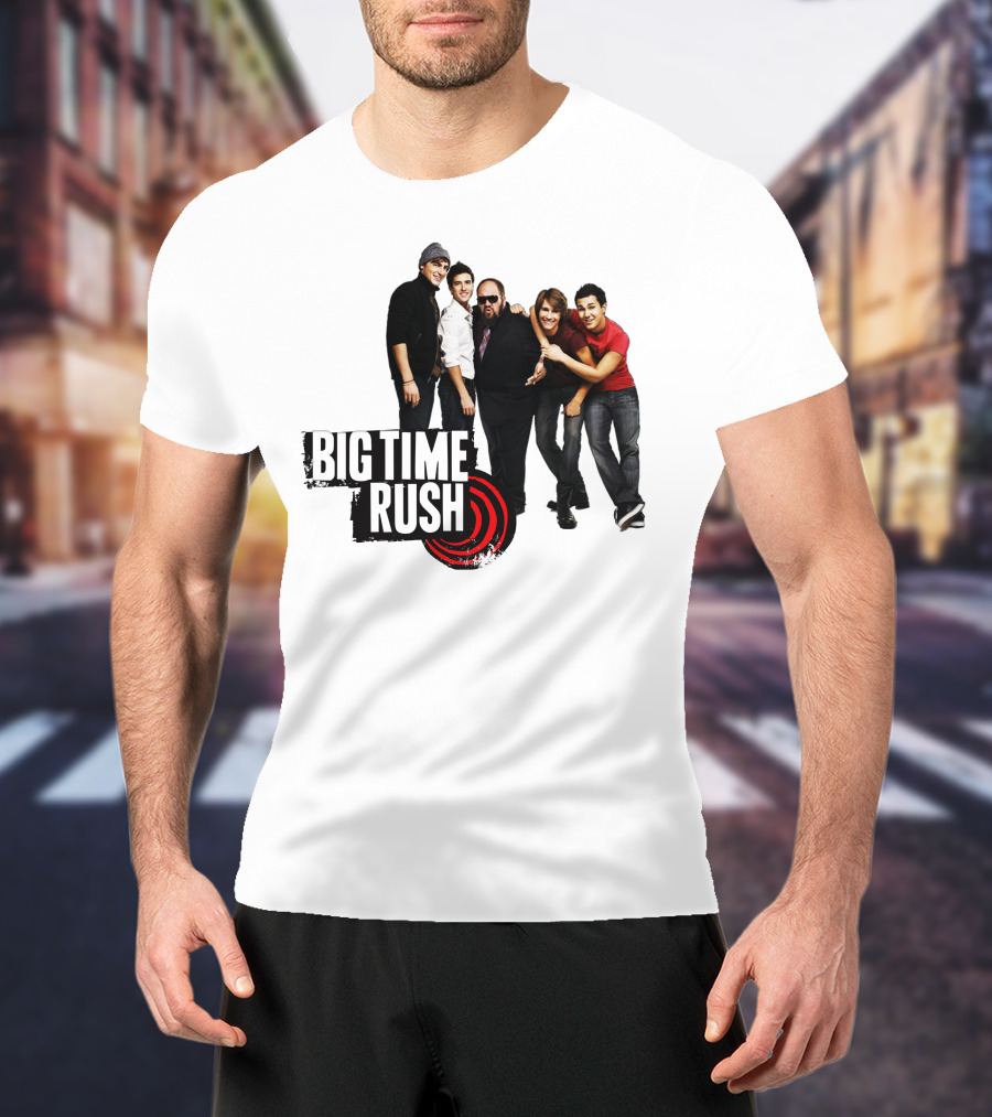 Big Time Rush Band Group Photo Merch T-Shirt