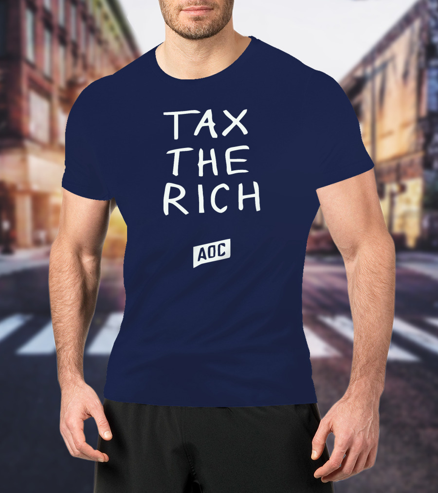 Tax The Rich AOC Merchandise T-Shirt