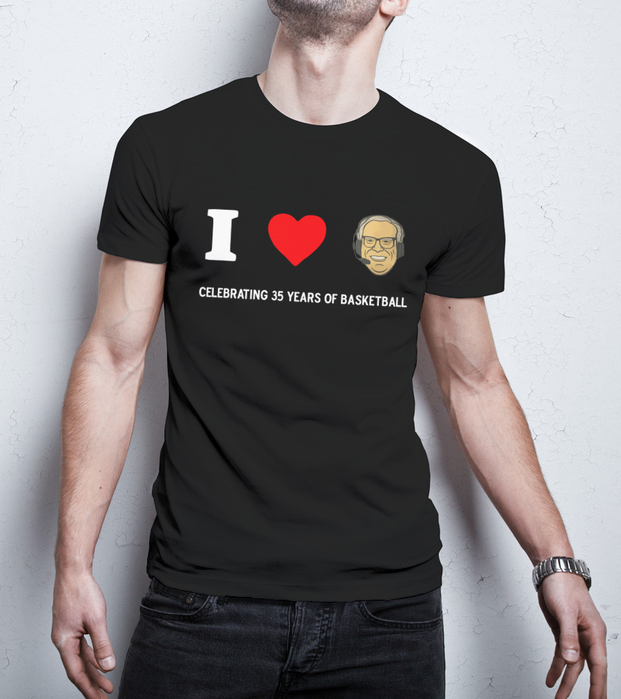 I Love Jim Paschke Celebrating 35 Years Of Paschketball T-Shirt