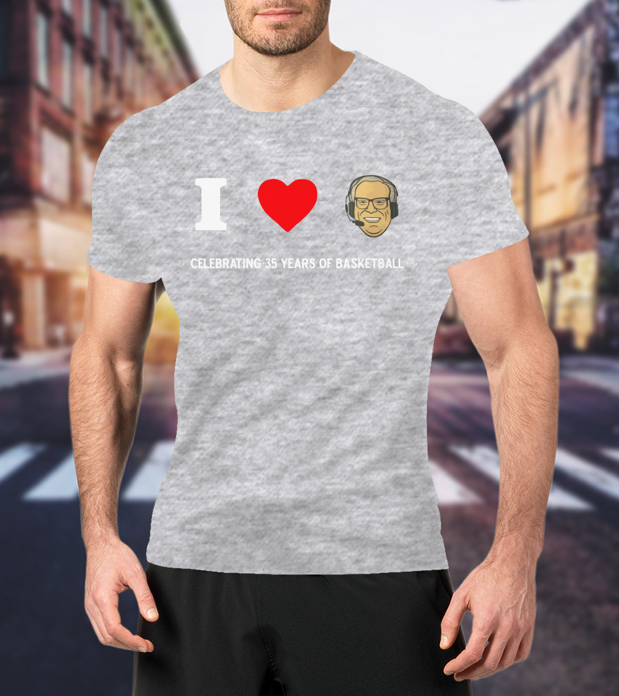 I Heart Jim Paschke Celebrating 35 Years Of Basketball T-Shirt