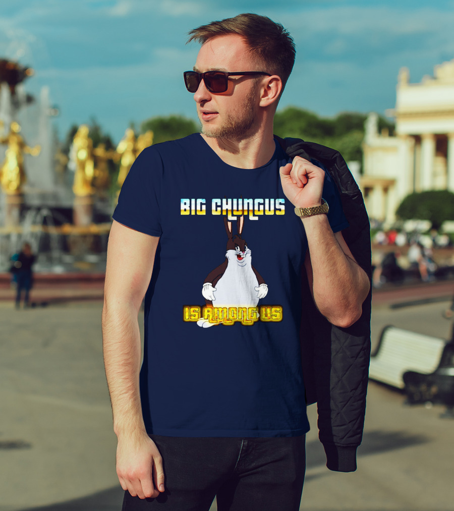 Big Chungus Among Us Meme Crossover T-Shirt