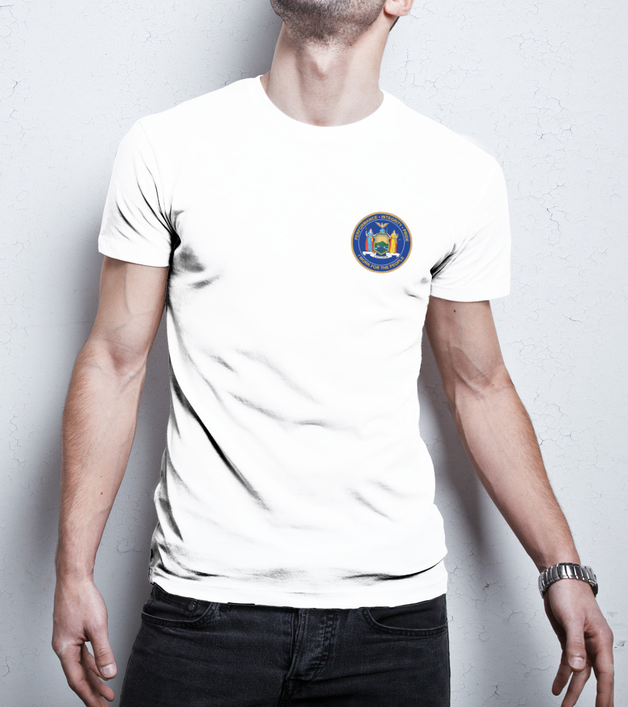Cuomo Polo New York State Seal Leadership Service Integrity Courage Honor T-Shirt