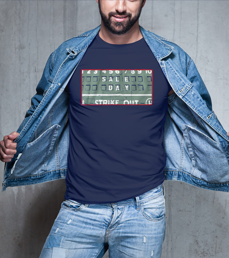 Boston Red Sox Chris Sale Strike Out Sale Day T-Shirt