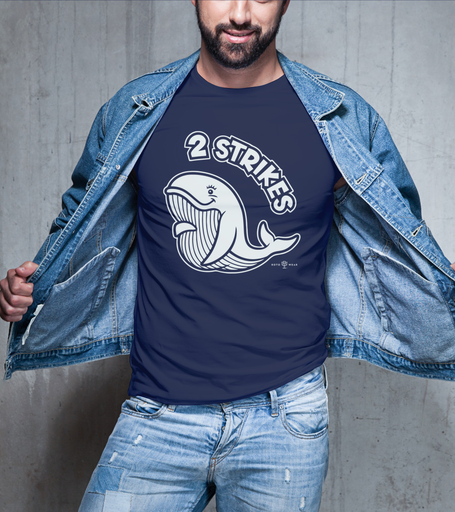 2 Strikes Roto Wear Whale T-Shirt