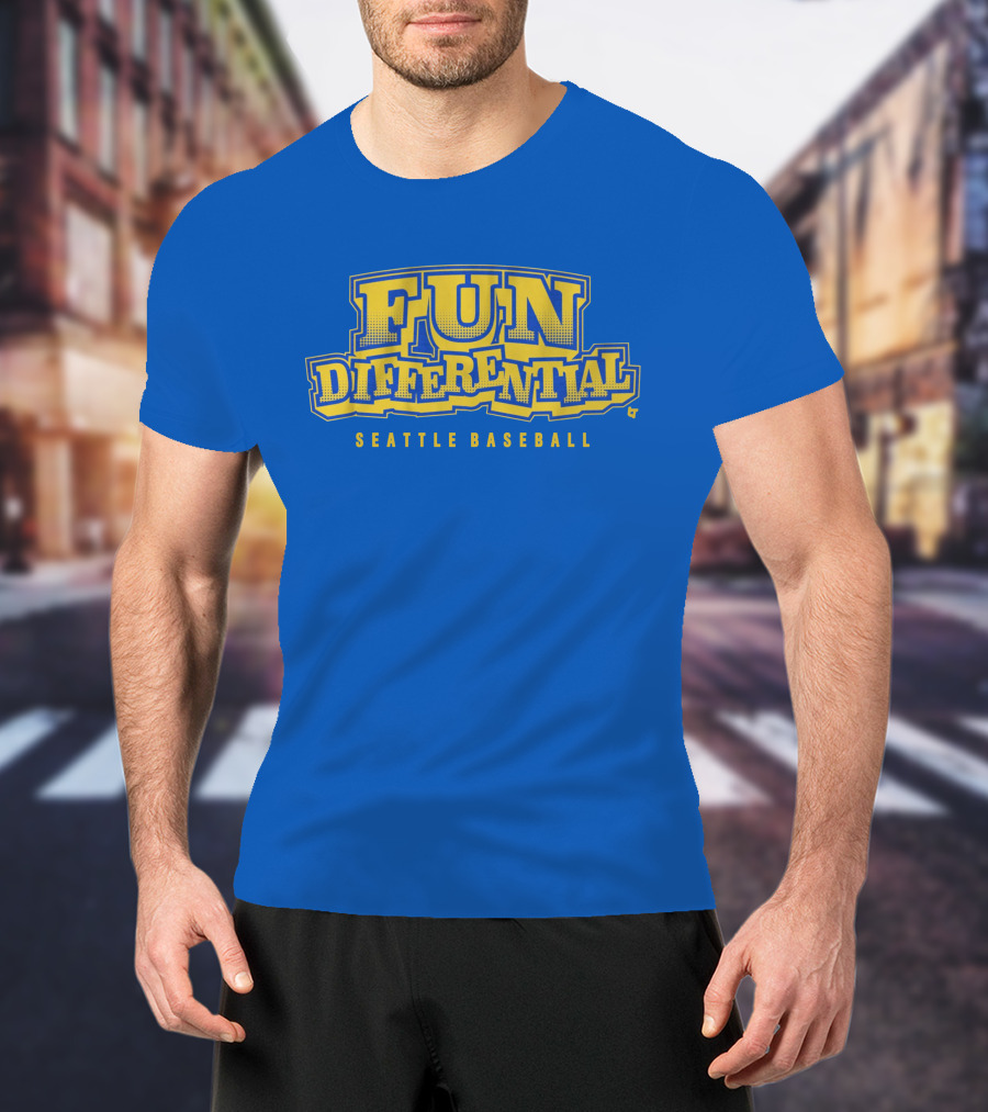 Fun Differential Seattle Baseball T-Shirt