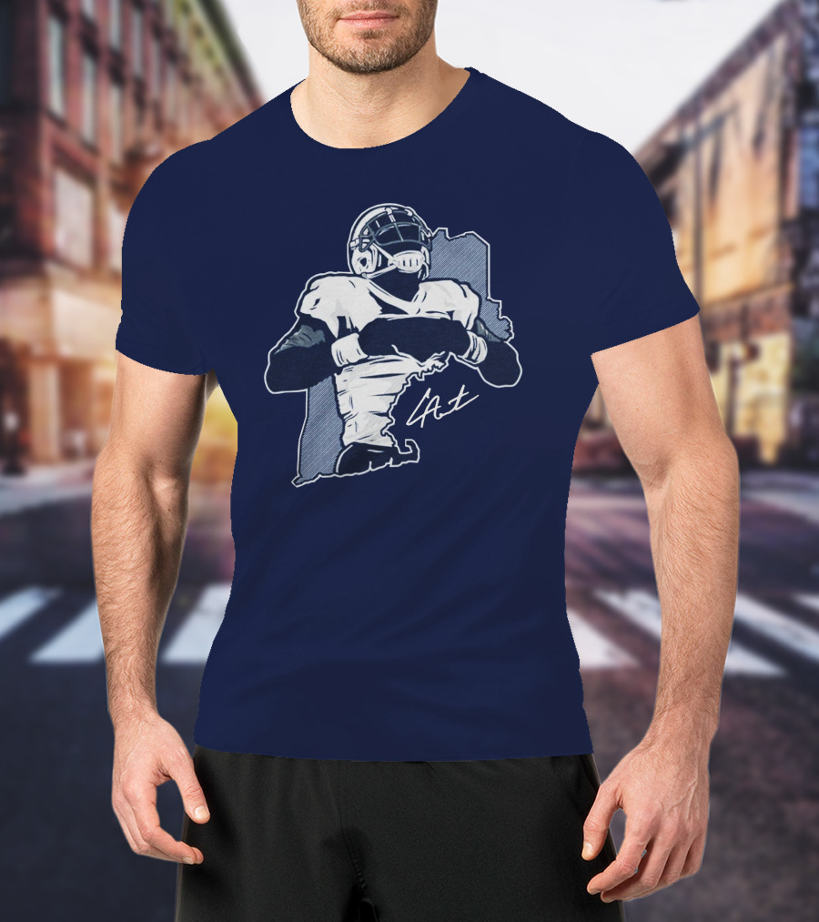 Cam Newton Celebration Football Player Signature Pose T-Shirt