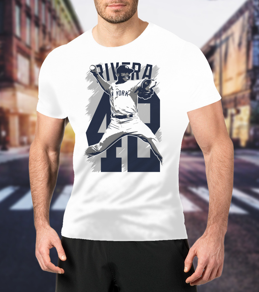 Rivera 42 New York Yankees Baseball Legend T-Shirt
