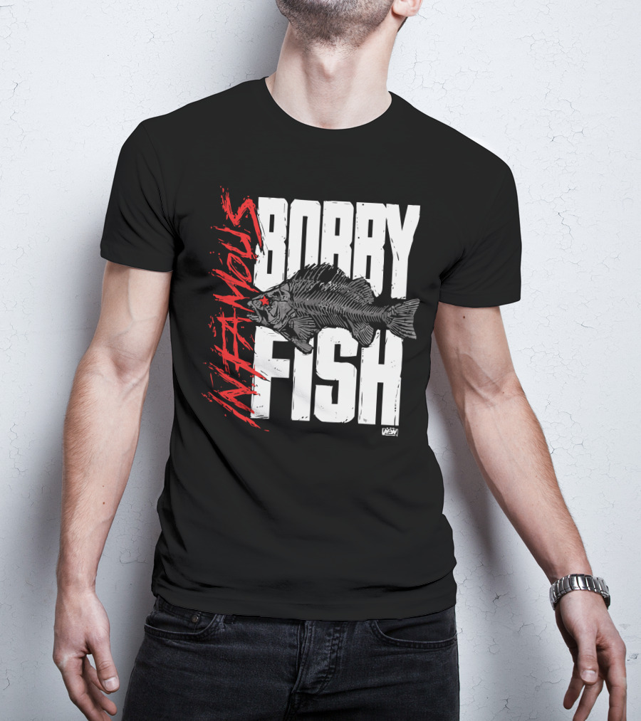 Bobby Fish Infamous AEW Red Star T-Shirt