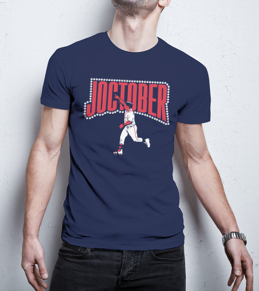 Joctober Baseball Icon Joc Pederson T-Shirt