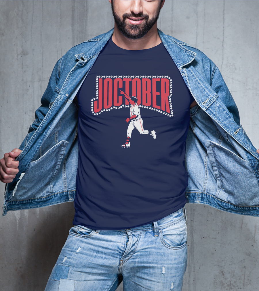 Joctober Baseball Icon Joc Pederson T-Shirt
