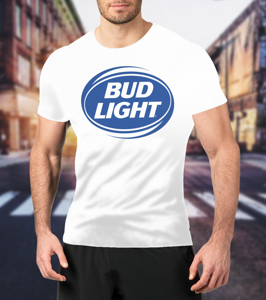Bud Light Classic Blue Oval T-Shirt
