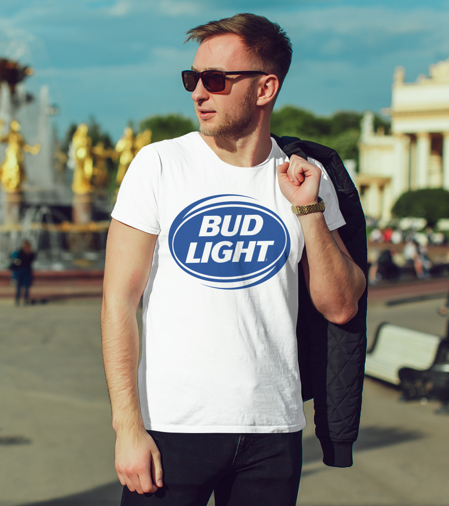 Bud Light Classic Blue Oval T-Shirt