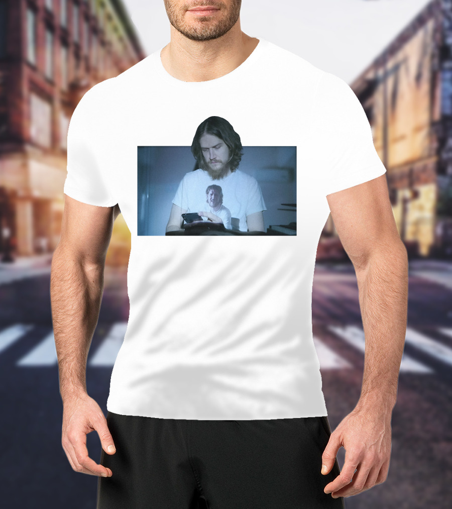 Projection Bo Burnhams White Shirt Digital Illumination T-Shirt