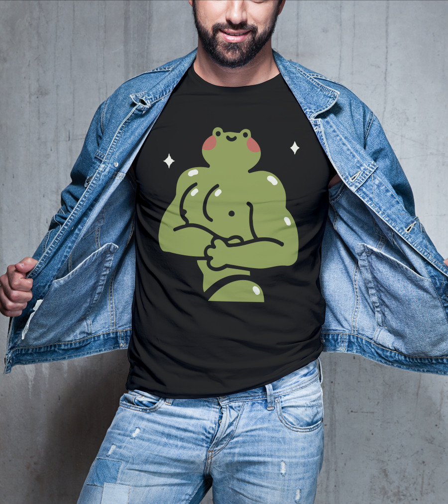 Muscular Ila Frog Con Recovery Pose T-Shirt