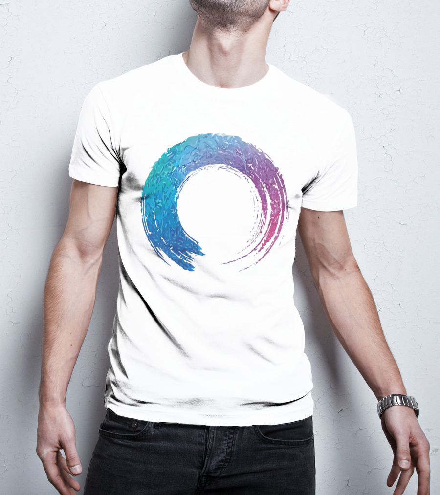 Funilab X Koan Zen Enso Circle Gradient T-Shirt