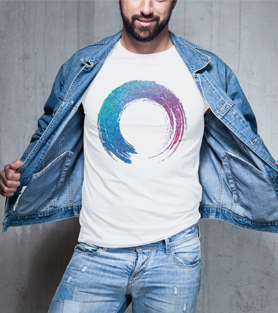 Funilab X Koan Zen Enso Circle Gradient T-Shirt