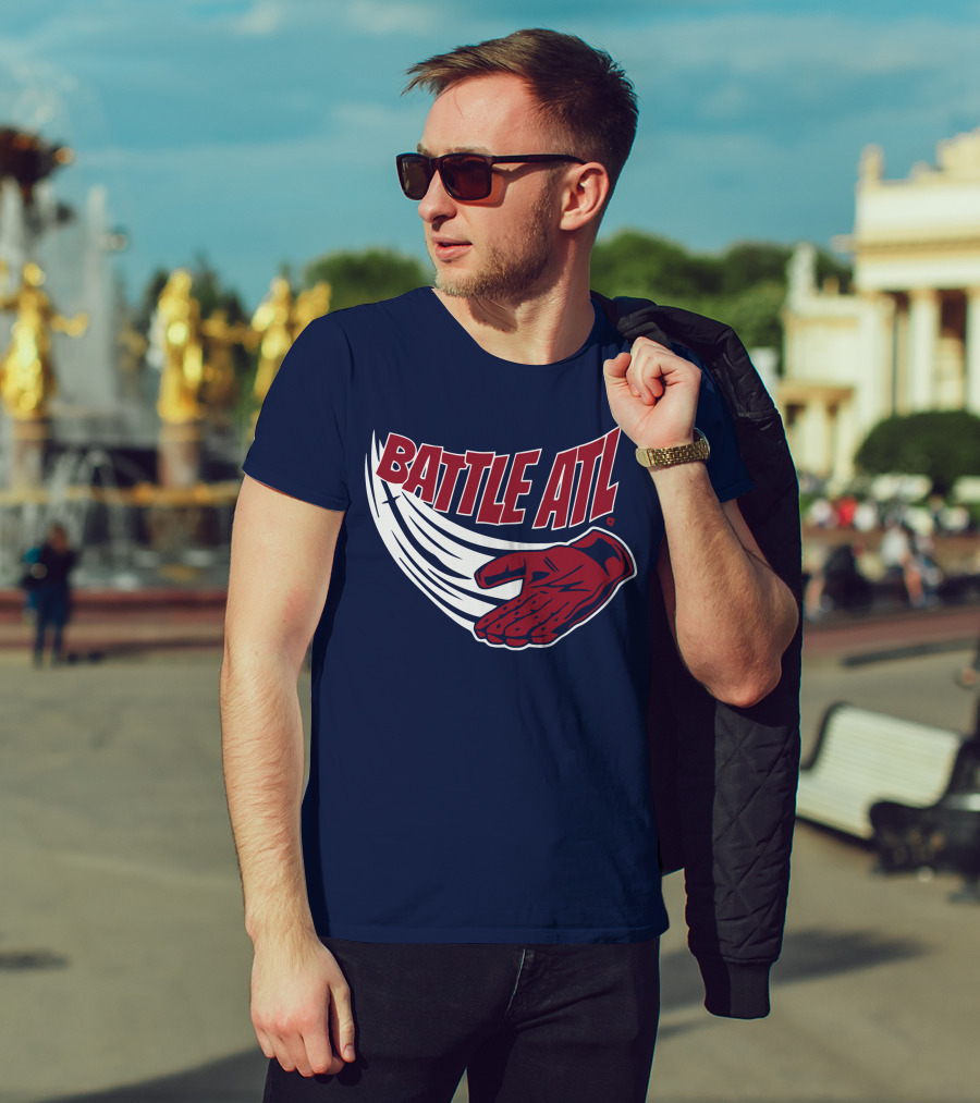 Battle ATL Atlanta Braves Hand Gesture T-Shirt
