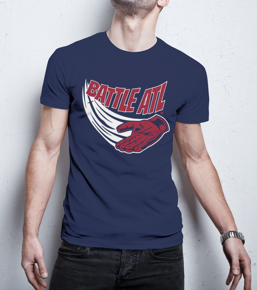 Battle ATL Atlanta Braves Hand Gesture T-Shirt