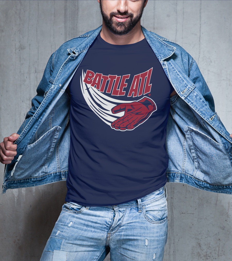 Battle ATL Atlanta Braves Hand Gesture T-Shirt